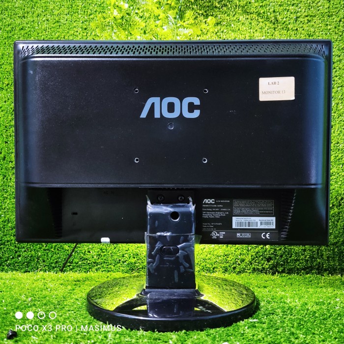 Jual LCD Monitor Komputer Pc AOC 16inch wide 1619sw | Shopee Indonesia