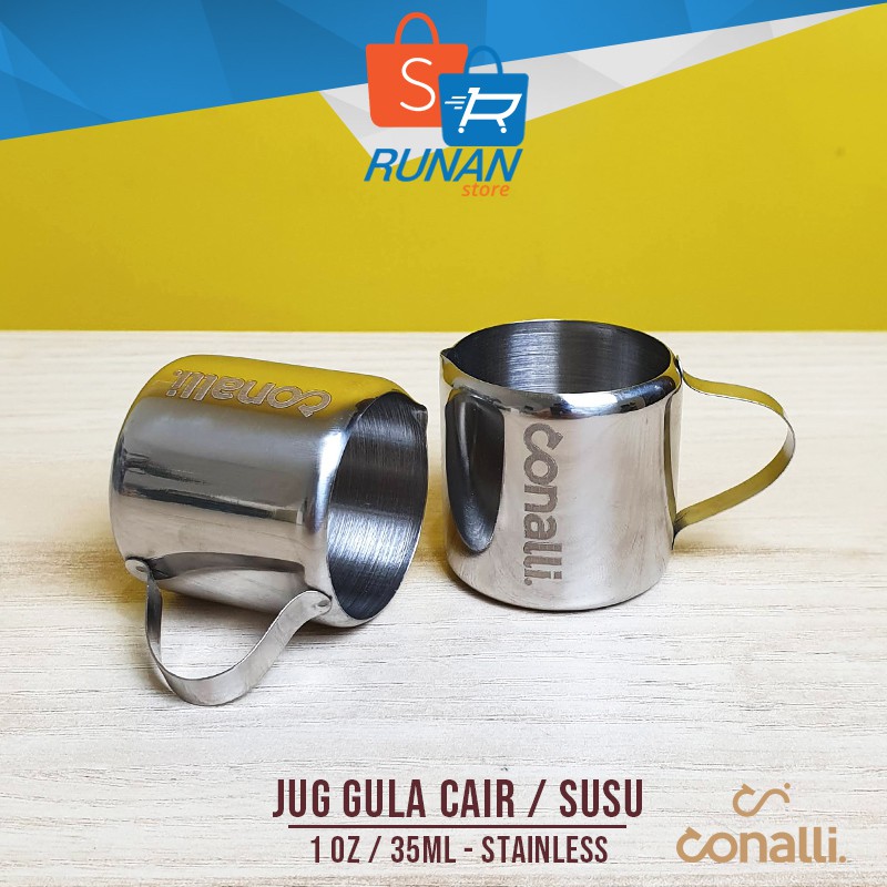 Jual Gelas Gula Sugar Pot Jug Gula Cair Tempat Susu Cafe 30ml Stainless Shopee Indonesia 9488