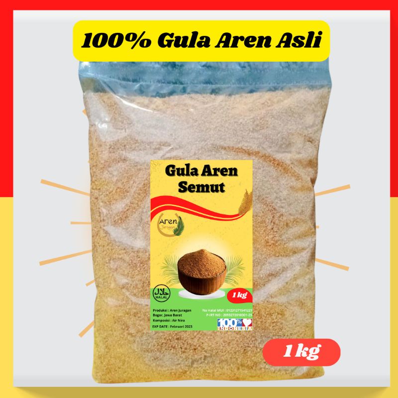 Jual Gula Aren Semut Organik 1 Kg Gula Bubuk Gula Aren Asli Palm Sugar Premium Kualitas Ekspor 2537