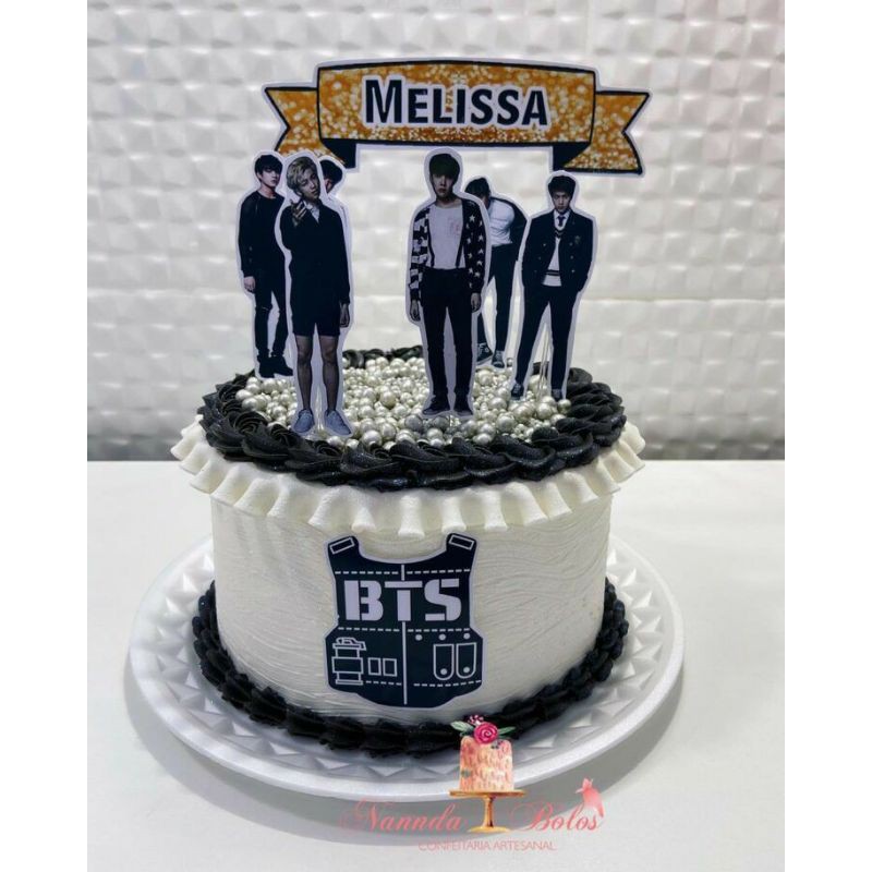 BTS Army Girl Cake Topper -  Portugal