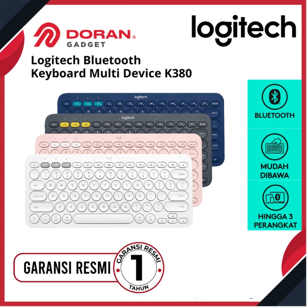 Jual Logitech K380 Multi-Device Bluetooth Keyboard - Garansi Resmi 1 ...