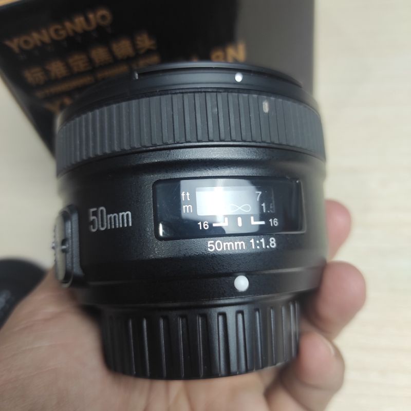 Jual Lensa Fix Bokeh Nikon Yongnuo 50mm f1.8 bisa buat d3100 d3000