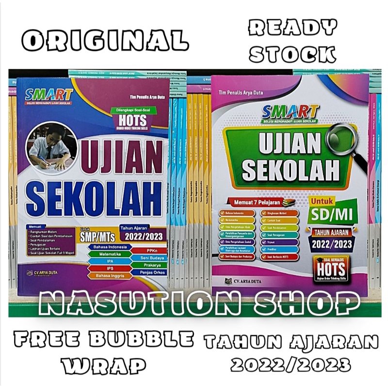 Jual Buku Smart Ujian Sekolah 2022/2023 Untuk SD Dan SMP CV Arya Duta ...