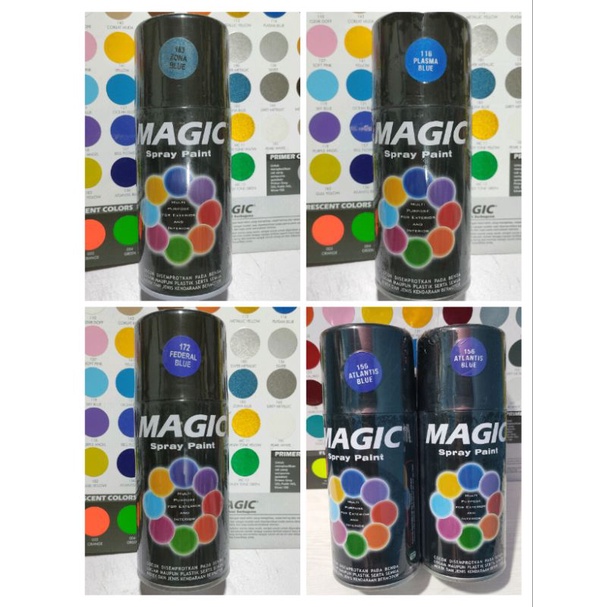 Jual Magic Spray Paint Pilox Pilok Magic 300cc Ready Berbagai Varian ...