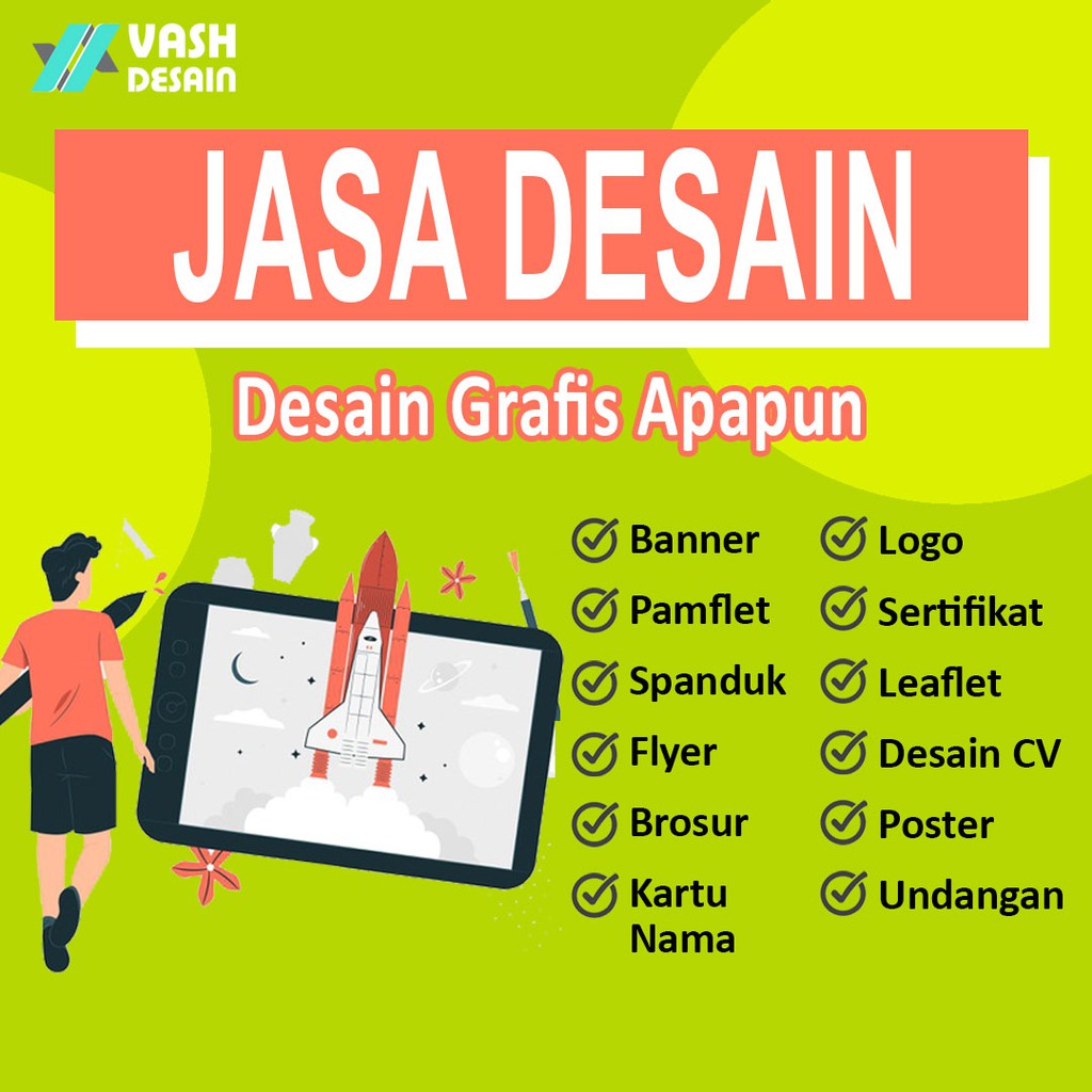 Jual Jasa Desain Banner Pamflet Spanduk Kartu Nama Flyer Brosur Logo Sertifikat Desain 7853