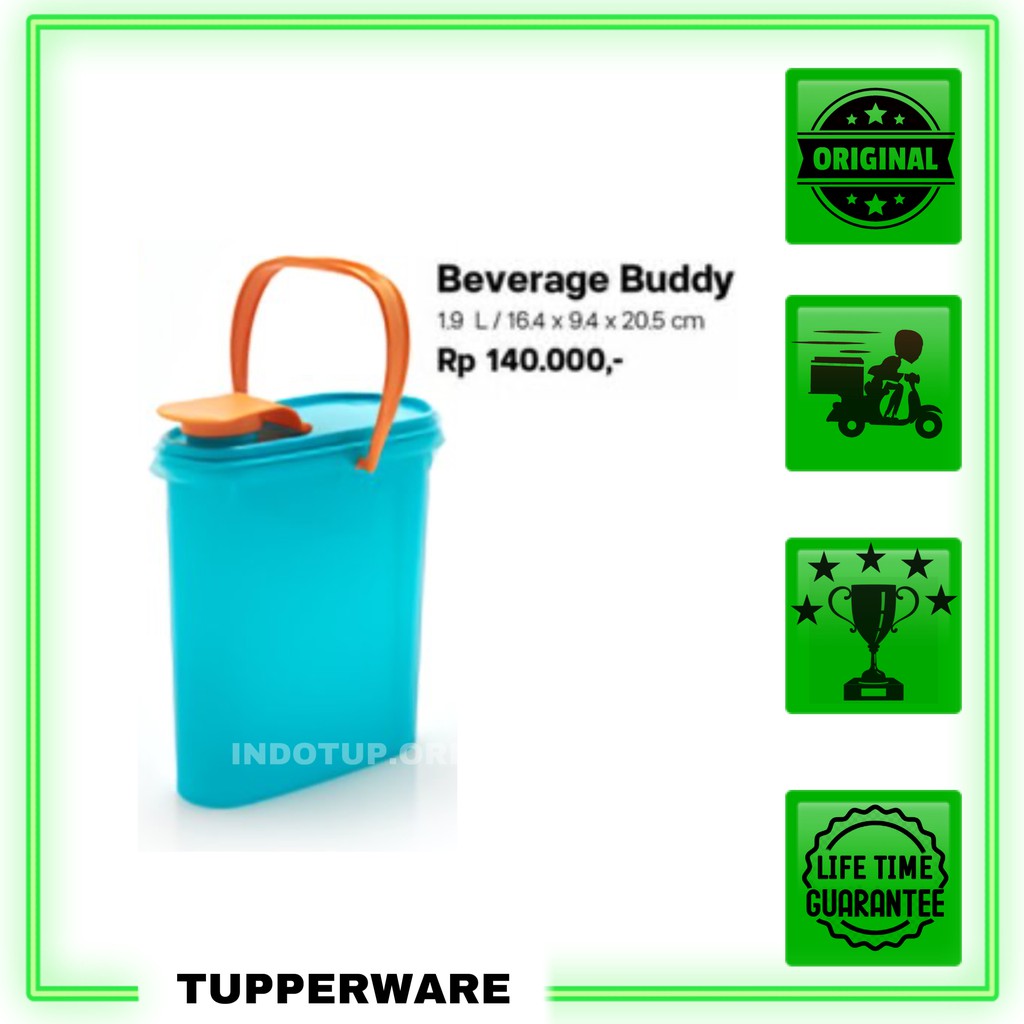 Tupperware Promo Beverage Buddy 1.9L Botol Minum / Free Bubble wrap