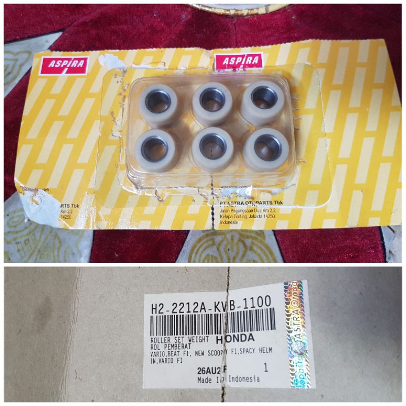 Jual Roller Standar Vario, Beat FI, New Scoopy FI, Spacy Helm In, Vario