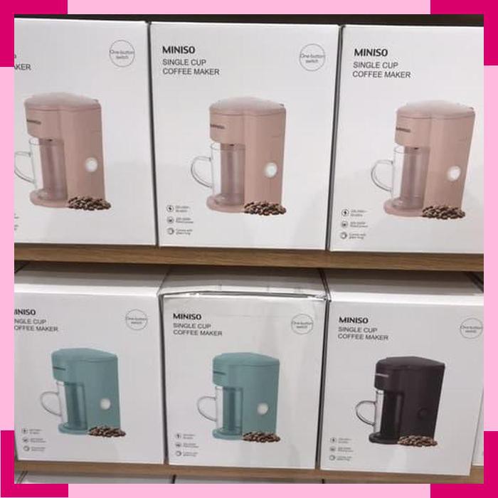 Jual Miniso Coffee Maker Single Cup Machine Mesin Pembuat Kopi Shopee
