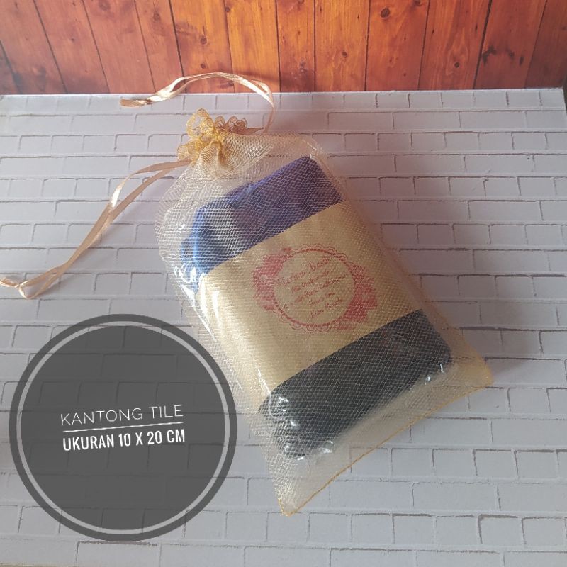 Jual Kantong Tile Serut Kantong Tile/Sarung Tile Untuk Souvenir Ukuran ...
