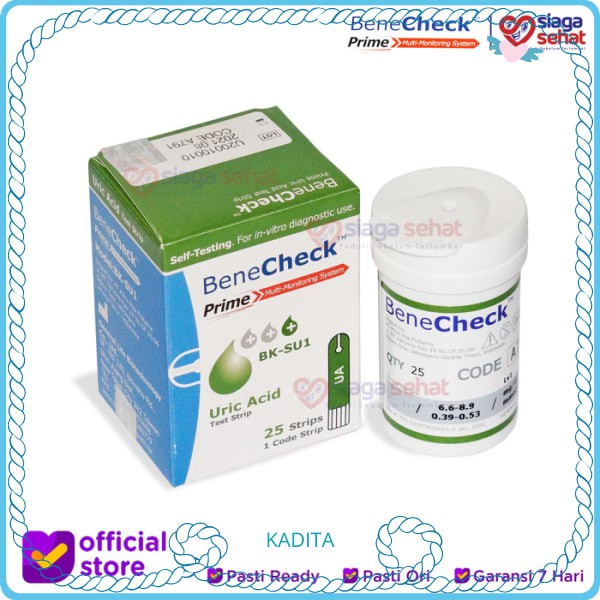 Jual Benecheck PRIME - Test Strip Asam Urat ( Strip Alat Cek Kesehatan ...