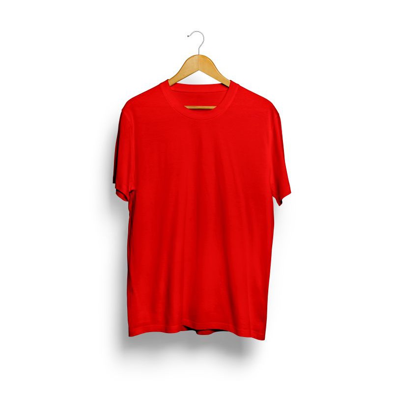 Jual Kaos Polos Basic Merah solid (Cotton Combed 30s Premium) | Shopee ...