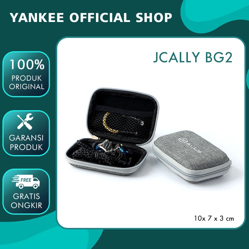 Jual JCALLY Earphone Case Hardcase for KZ EDX Pro TRN MT1 QKZ AK6 BG2 ...