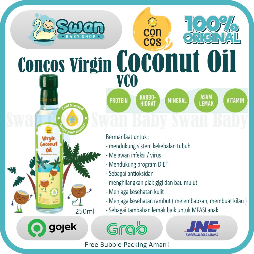 Jual Concos Vco Virgin Coconut Oil Minyak Kelapa Shopee Indonesia