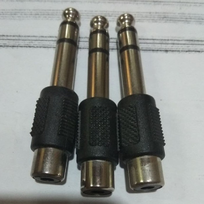 Jual Jack Sambungan RCA Ke Akai Adaptor Konverter RCA Ke Mic Shopee