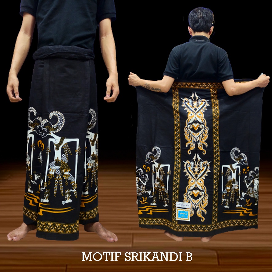 Jual Sarung Batu Motif Batik Wayang Gunungan Lecak Santri Batik ...