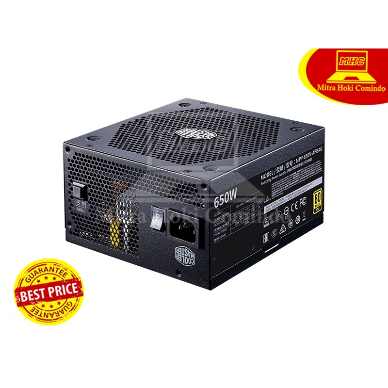 Jual Power Supply Cooler Master V650 GOLD V2 (MPY-650V-AFBAG-EU ...