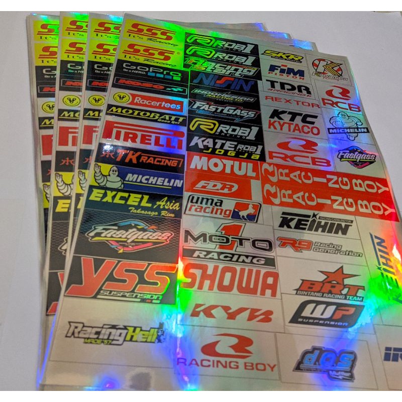 Jual sticker pack racing murah | Shopee Indonesia