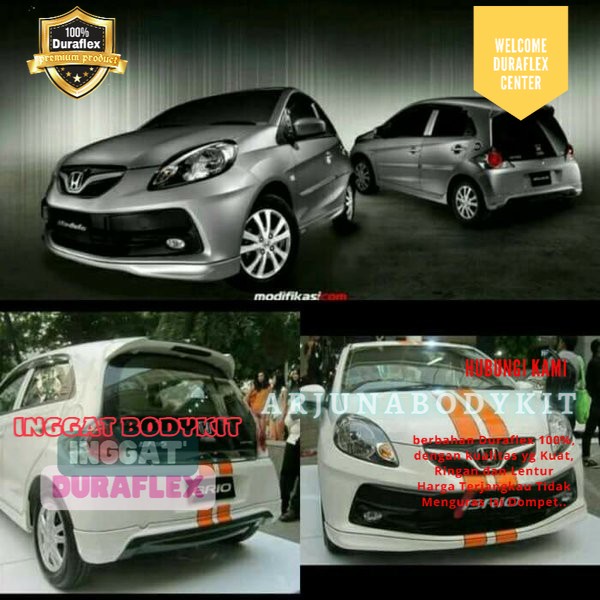 Jual SPAREPART MOBIL BODYKIT Honda Brio Body Kit / Bodikit GRADE-A ...