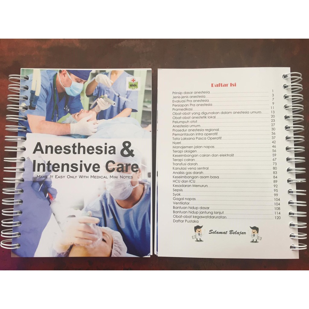 Jual Buku Medical Mini Notes Anesthesia and Intensive Care Buku saku ...