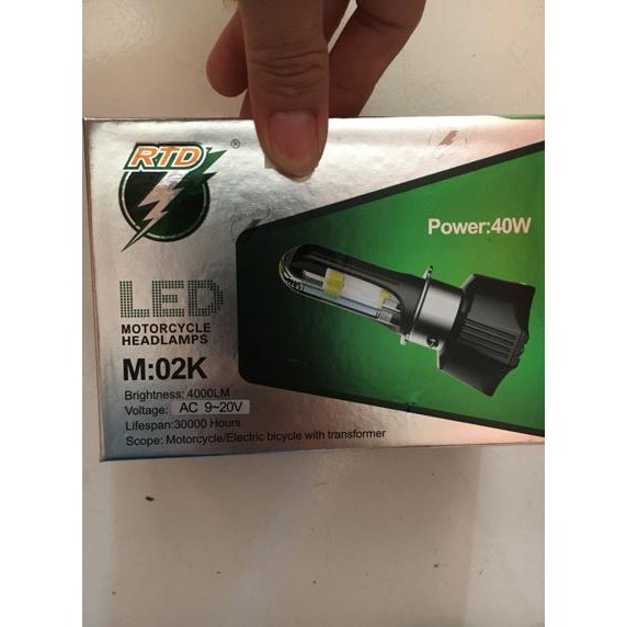 Jual Lampu Headlamp Led Cree Rtd M02K 4 Sisi Titik Ac Dc Devil Angel ...