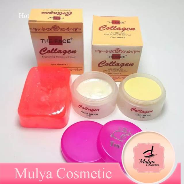 Jual PAKET CREAM COLLAGEN THE FACE+SABUN COLLAGEN THE FACE ORYGINAL