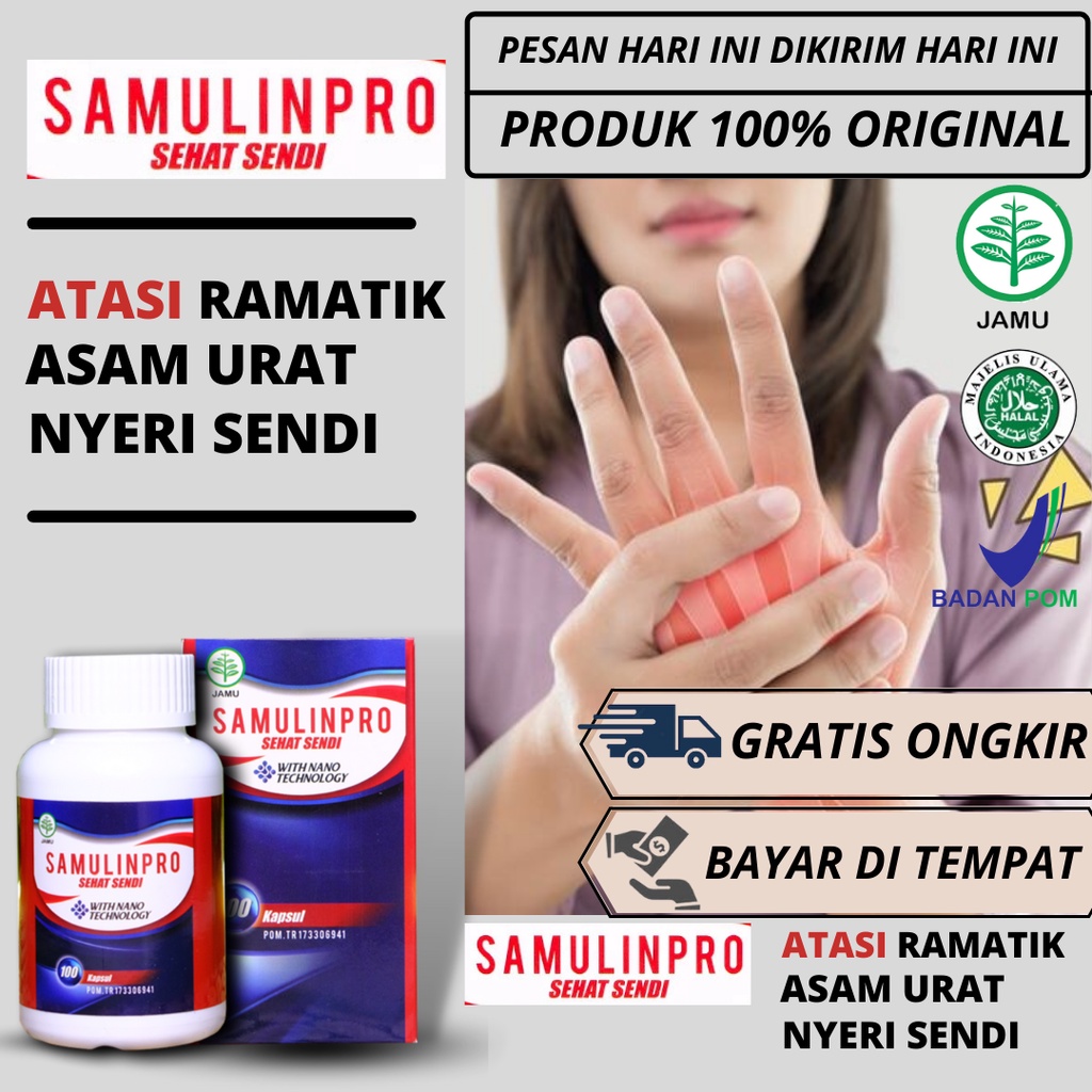 Jual Obat Rematik Asam Urat Nyeri Sendi Tulang Lutut Dan Flu Tulang