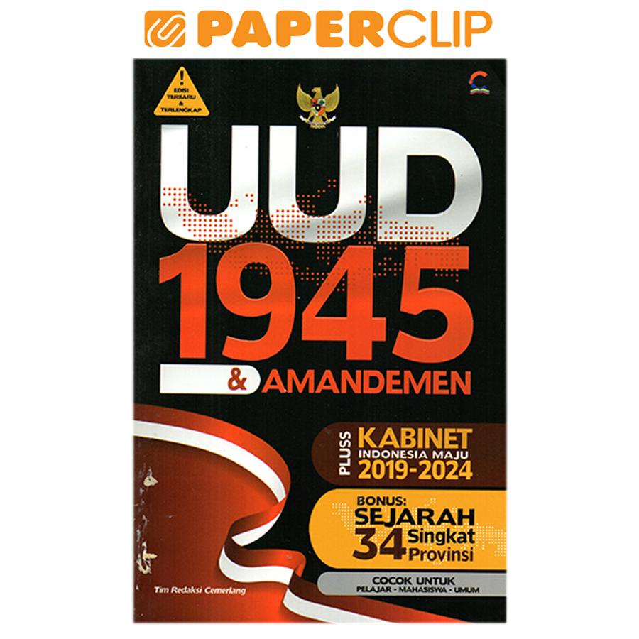 Jual UUD 1945 & AMANDEMEN | Shopee Indonesia