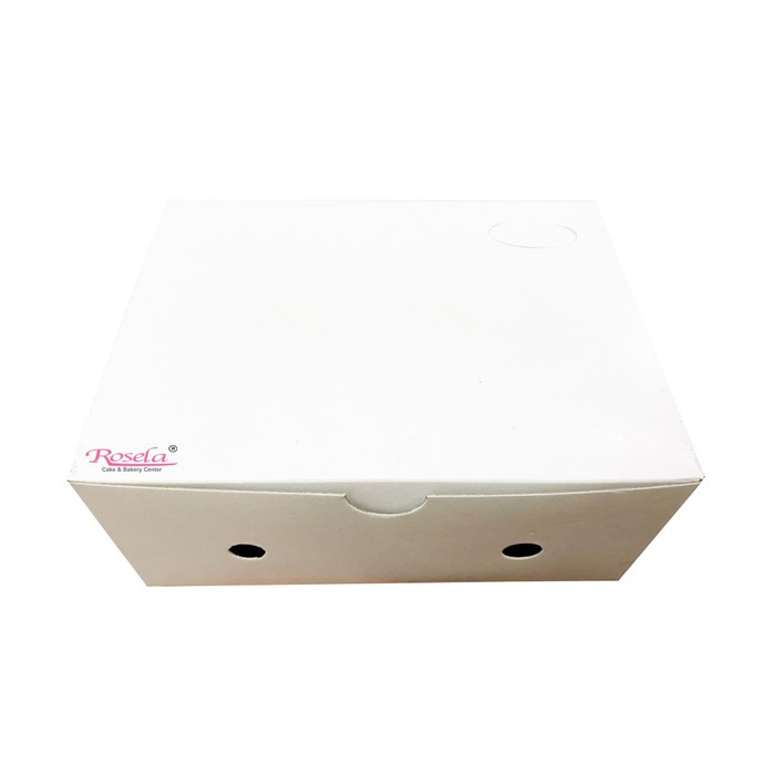 Jual Box Kue Karton / Kotak Snack Putih Polos / Box Roti 12 x 16 Cm ...