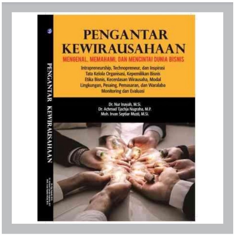 Jual Buku Pengantar Kewirausahaan Mengenal Memahami Dan Mencintai Dunia ...