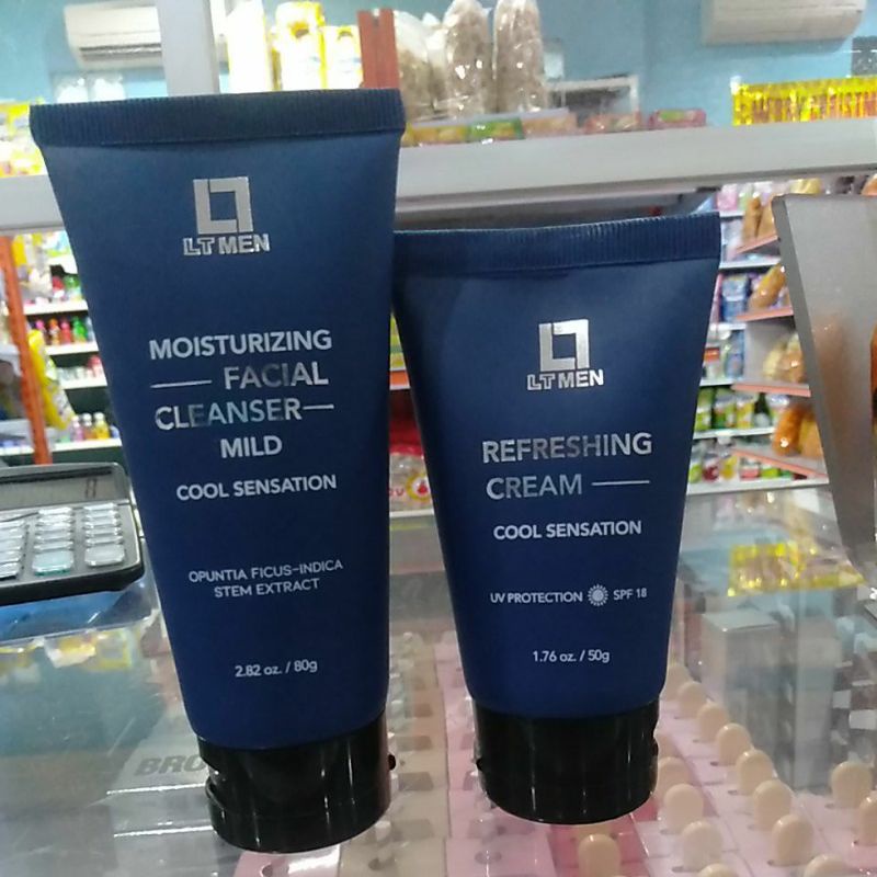 Jual LT MEN Paket Hemat Isi 2(Facial Wash+Refreshing Cream) | Shopee ...