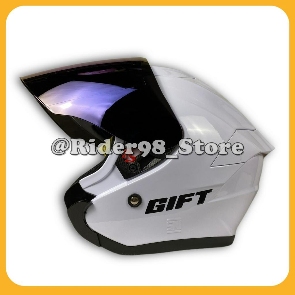 Jual Helmets Sepeda Motor Half Face Gift Sargon Solid Polos Original ...