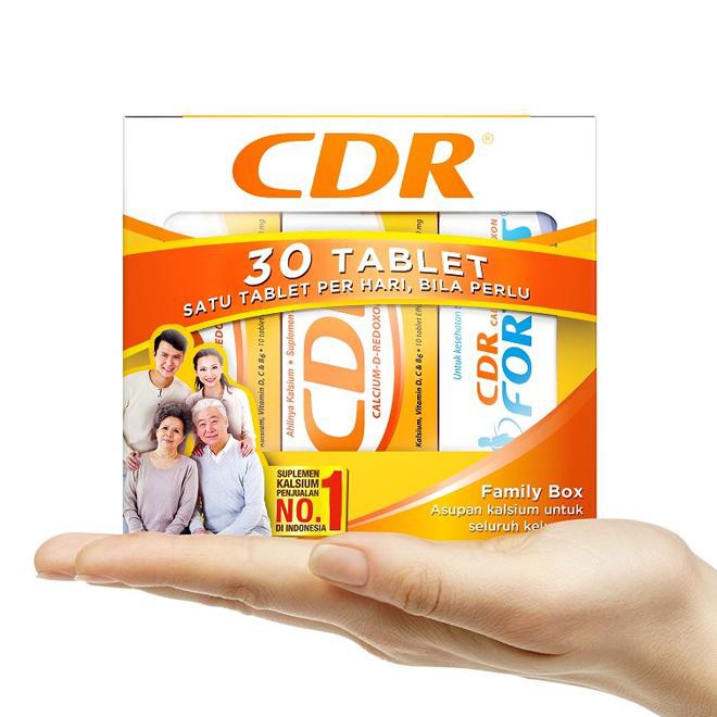 Jual Family Pack Cdr Rasa Jeruk 20 Tablet Cdr Fortos Rasa Jeruk 10 ...