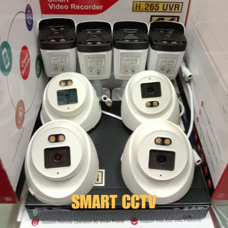 Jual PAKET CCTV COLORVU 6MP FULLHD 8 CHANNEL 8 KAMERA LENGKAP | Shopee ...