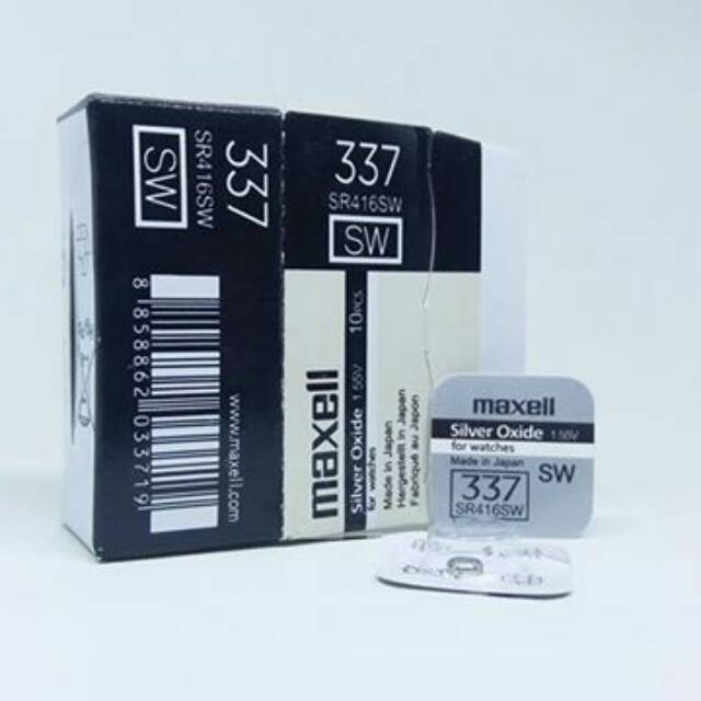 Jual BATTERY MAXELL SR 416 SW BATERAI MAXELL 337 | Shopee Indonesia