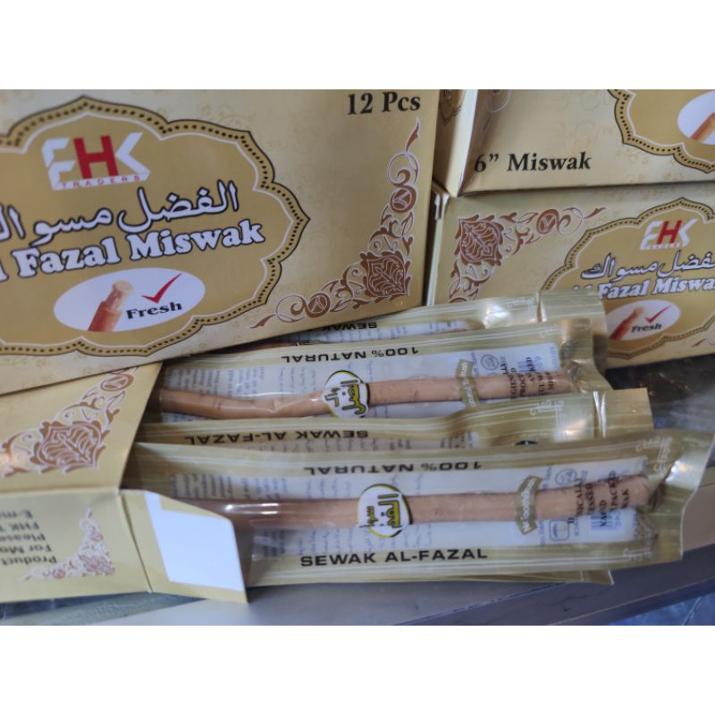 Jual Siwak Al fazal 1 box miswak alfazal siwak touth breath | Shopee ...
