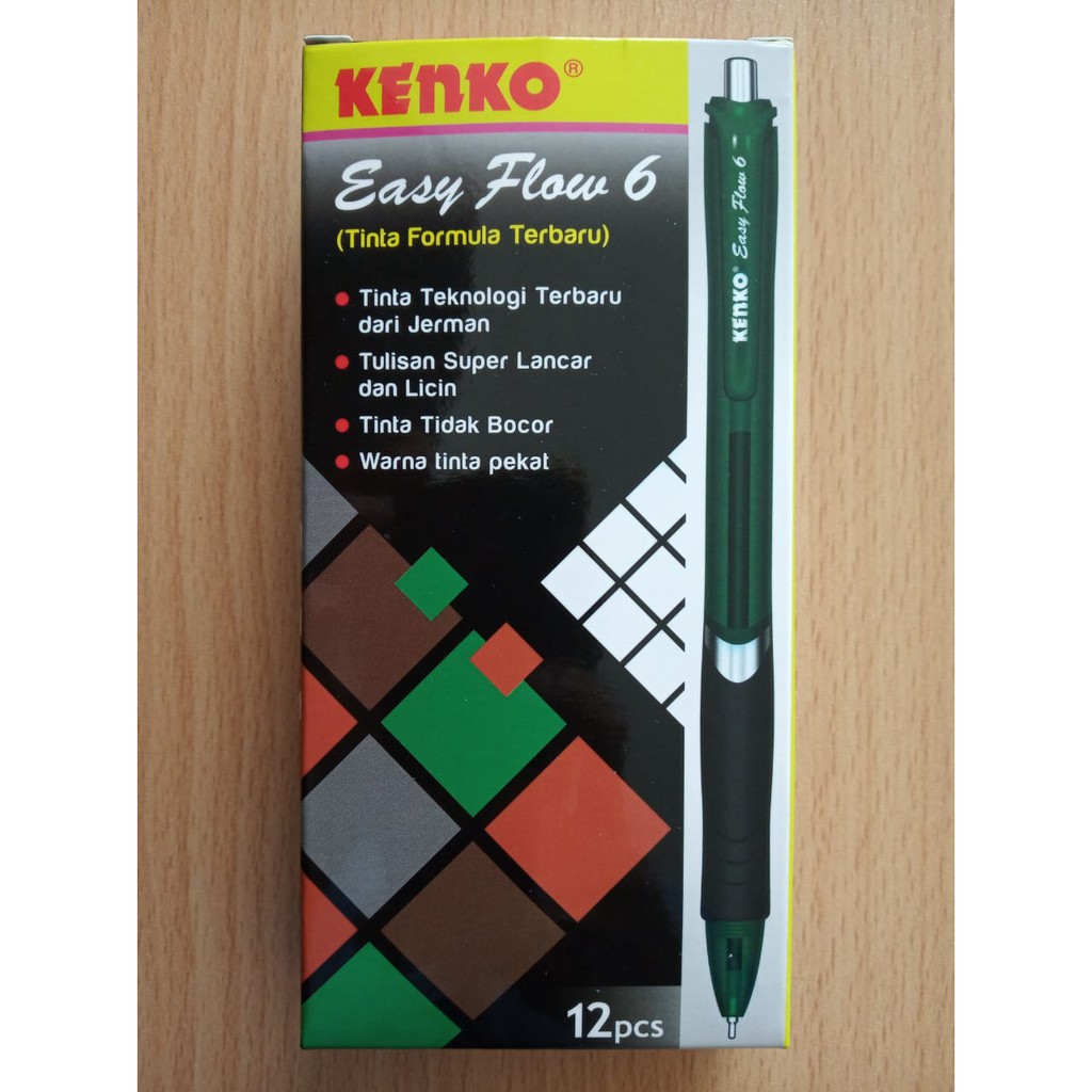 Jual Pulpen Kenko Easy Flow Black | Shopee Indonesia
