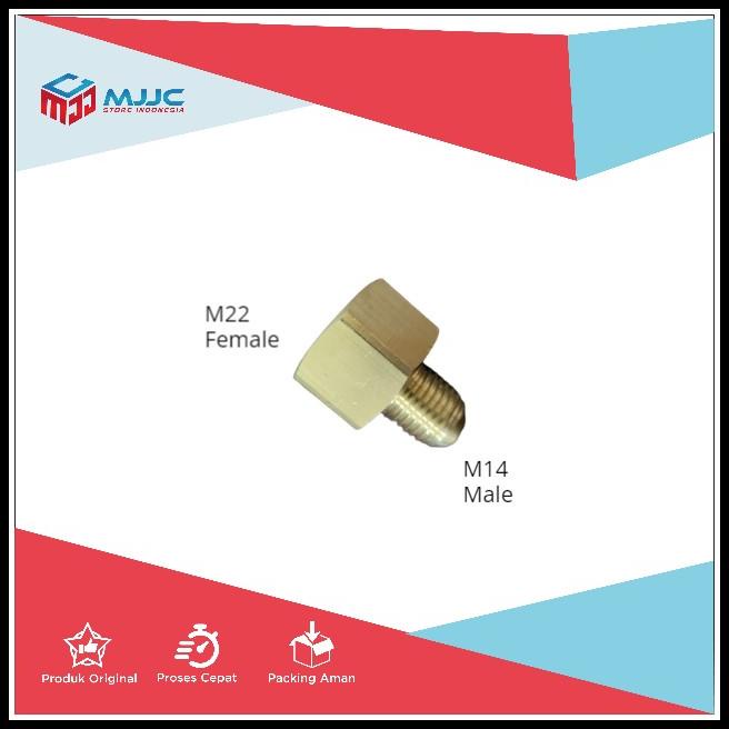 Jual Thread Converter M22 Female To M14 Male | Shopee Indonesia