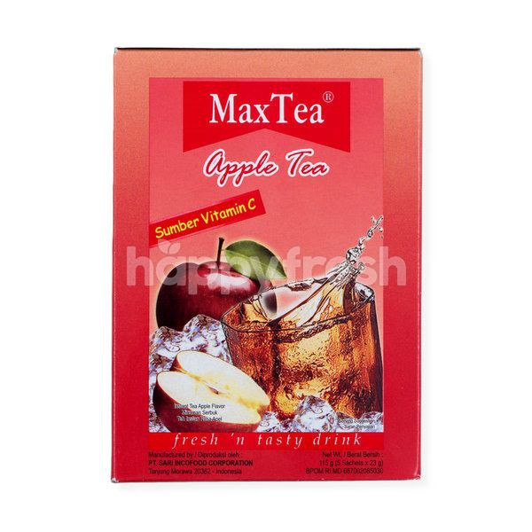 Jual Max Tea Apple Tea 1 Box isi 5 Sachet [115 gr] | Shopee Indonesia