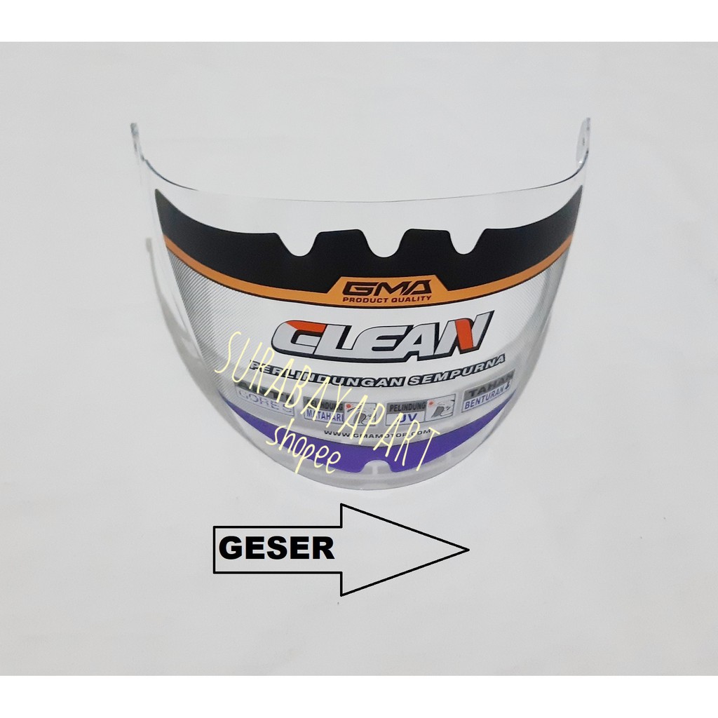 Jual Kaca Helm ink Cx22 , ink cx25 , ink cx390 Warna Bening Merk Clean ...