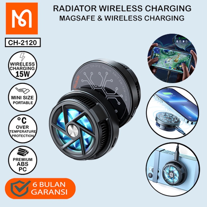Jual Mcdodo Ch-2120 Magnetic Radiator Cooler Fan Kipas Pendingin Hp ...