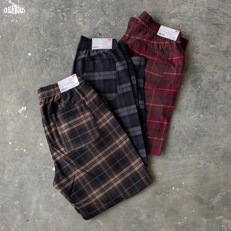 FLANNEL EASY ANKLE PANTS