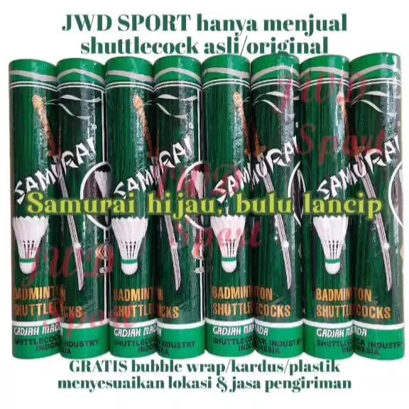 Jual Shuttlecock Samurai Original Isi 12 Per Slop Kok Badminton ...