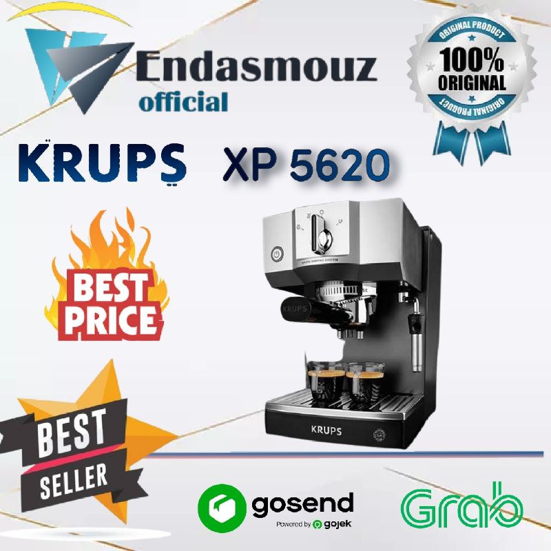 Jual KRUPS ESPRESSO MACHINE XP5620 40 / XP5620 , PEMBUAT KOPI SEMI