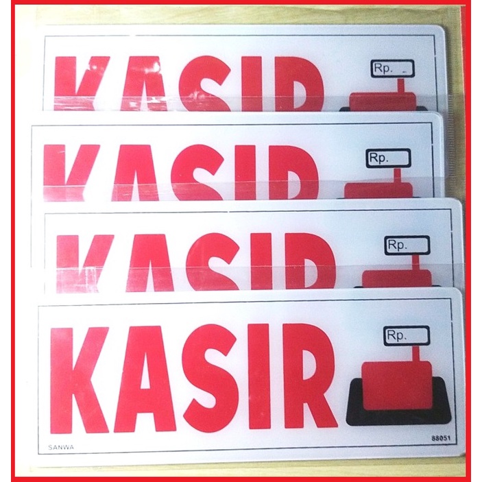 Jual sign label KASIR bahan acrylic sticker sign board | Shopee Indonesia