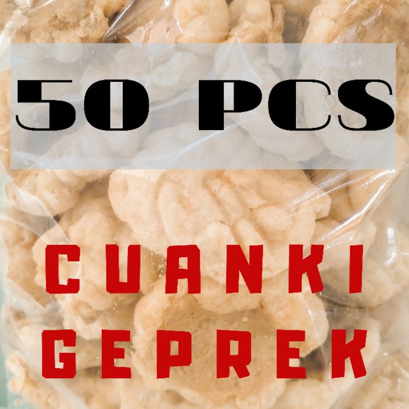 Jual 50pcs Cuanki Kotak Geprek Gepeng Full Tahu Khas Garut Solo