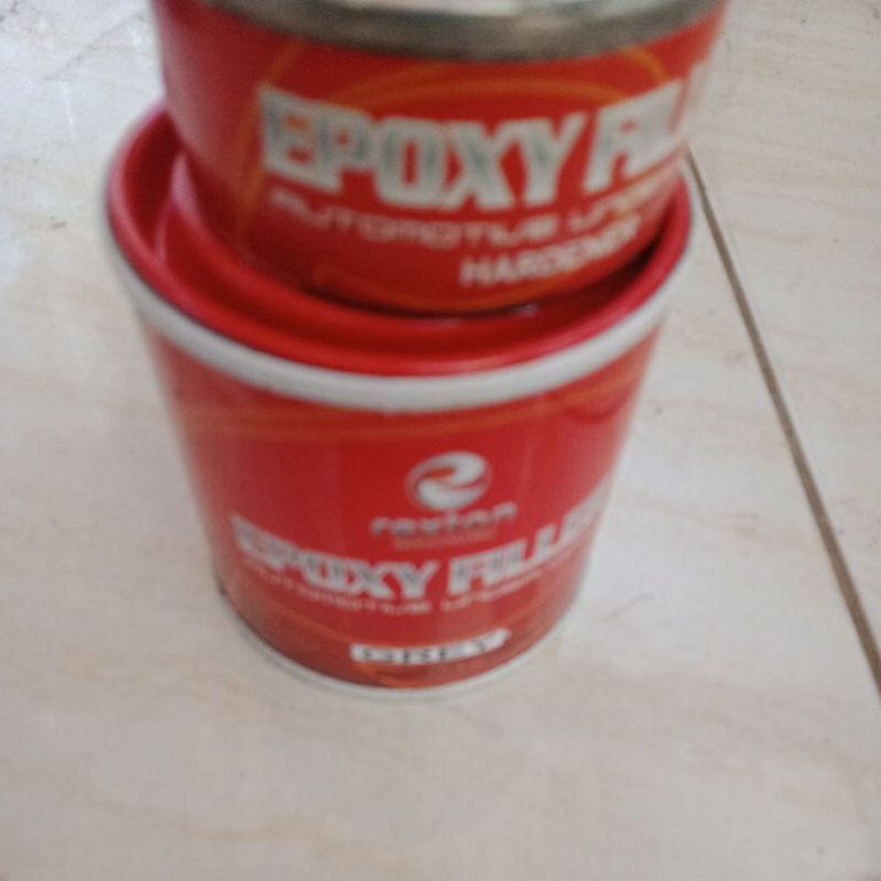 Jual Epoxy filler Rexton 2 komponen 1 liter set Shopee Indonesia