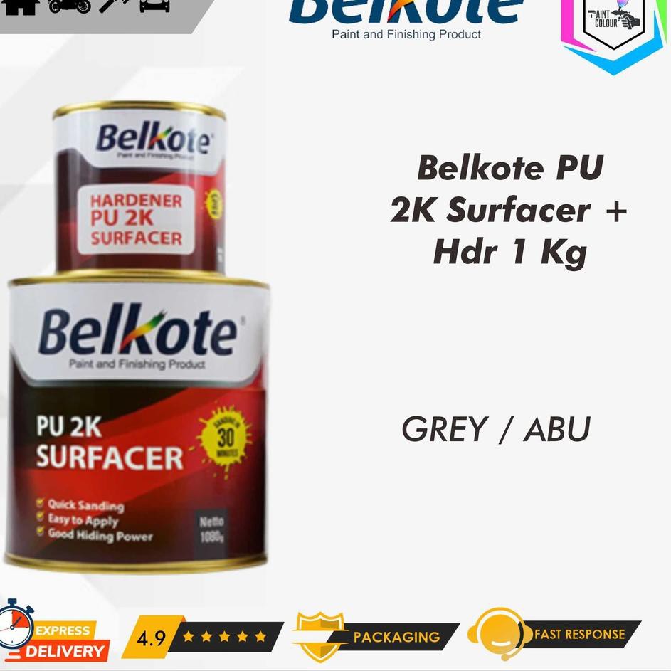 Jual Belkote Epoxy PU 2K Filler Surfacer Cat Dasar Epoksi 1kg 9GA ...