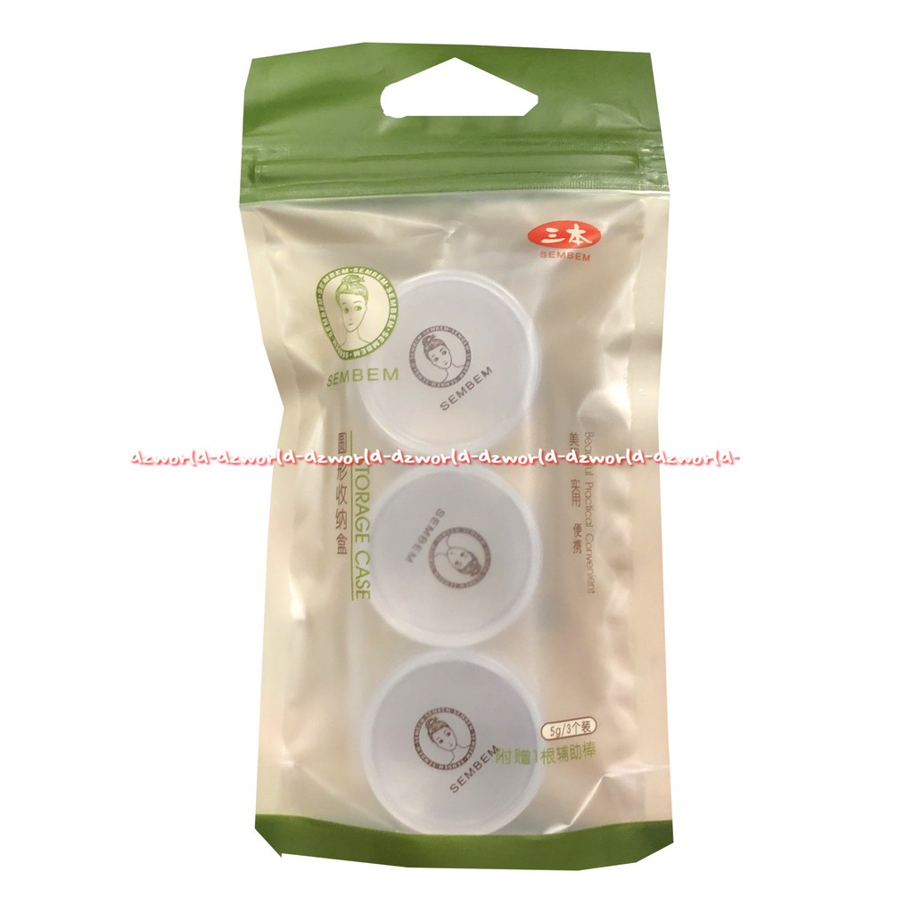 Jual Sembem storage Case Tempat Peralatan Kosmetik Soft Lense Isi 3 Box ...