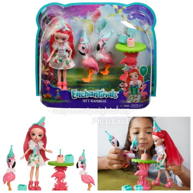 Jual Enchantimals Lets Flamingle Original Mattel Boneka Barbie Flamingo Shopee Indonesia