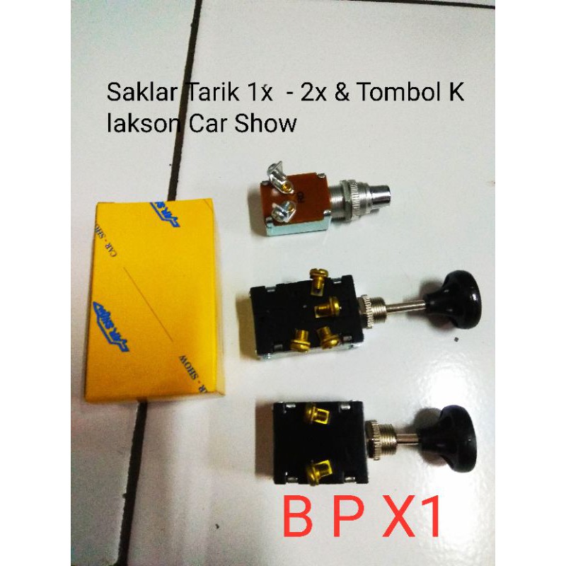 Jual Saklar Lampu Car Show Tarik X X Dan Tombol Klakson Shopee Indonesia